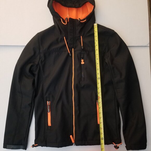 Superdry Black and Orange Windtrekker Jacket; Size S - Picture 11 of 15